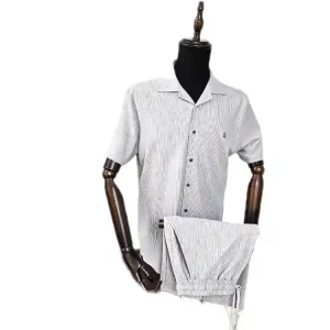 Мужской спортивный костюм с шортами Casual, серый, Турция