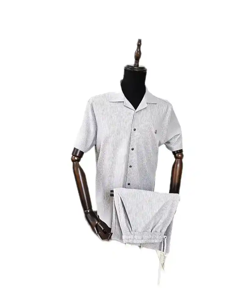 Мужской спортивный костюм с шортами Casual, серый, Турция